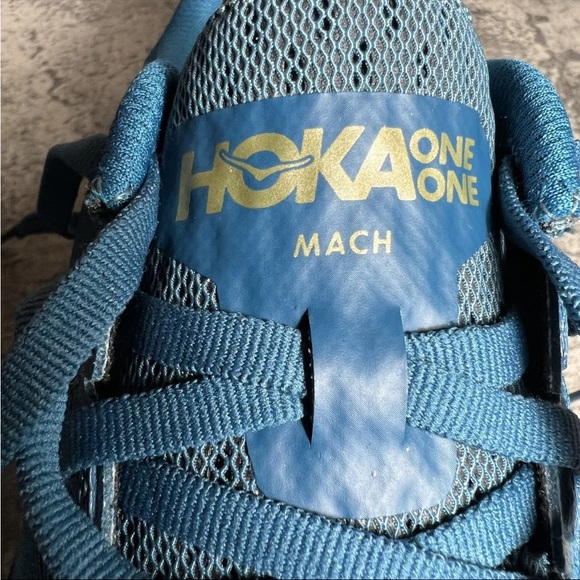 NEW Hoka One One Mach 4 Blue Coral Running Shoes - Men's 10D - Picture 7 of 8